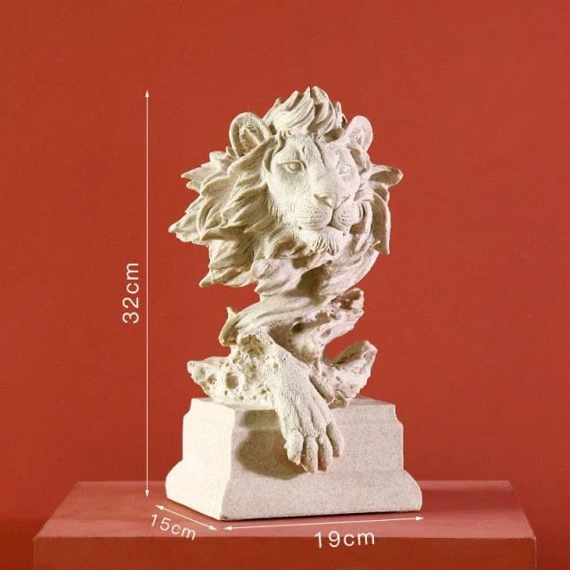 Nordic Lion Statue - Homeko