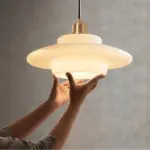 NordicMinimalistGlassPendantLight