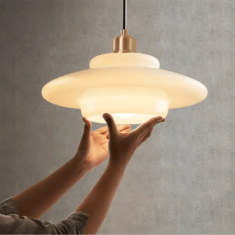 NordicMinimalistGlassPendantLight