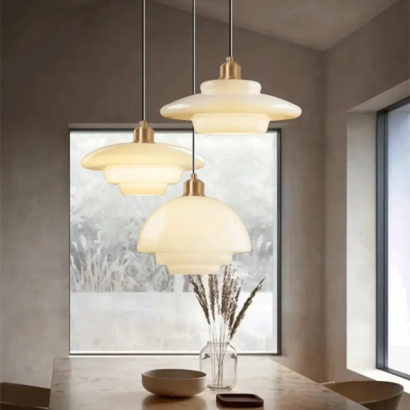 NordicMinimalistGlassPendantLight