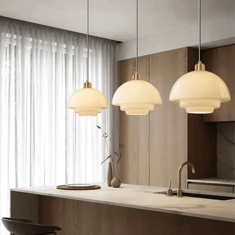 NordicMinimalistGlassPendantLight