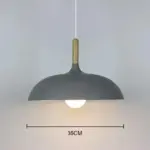 NordicOak ceiling light in Nordic oak