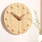Nordic 3D Silent Wall Clock for Livingroom 10 Inches