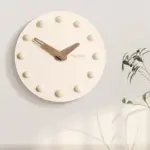 Nordic 3D Silent Wall Clock for Livingroom 10 Inches