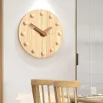 Nordic 3D Silent Wall Clock for Livingroom 10 Inches