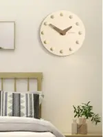 Nordic 3D Silent Wall Clock for Livingroom 10 Inches