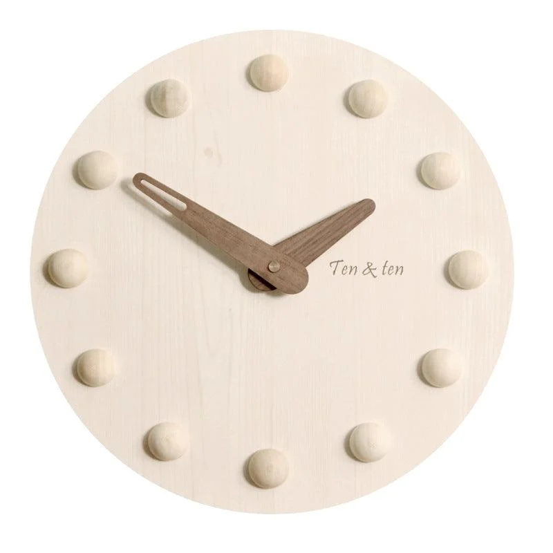 Nordic 3D Silent Wall Clock for Livingroom 10 Inches -