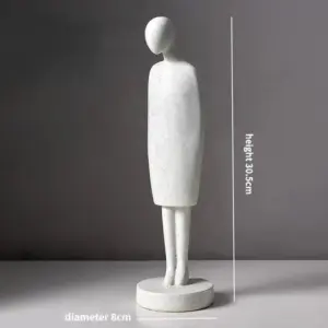 Nordic Abstract Resin Sculptures and Statues Miniature Ornaments Crafts Gifts