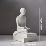 Nordic Abstract Resin Sculptures and Statues Miniature Ornaments Crafts Gifts