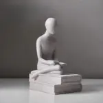 Nordic Abstract Resin Sculptures and Statues Miniature Ornaments Crafts Gifts