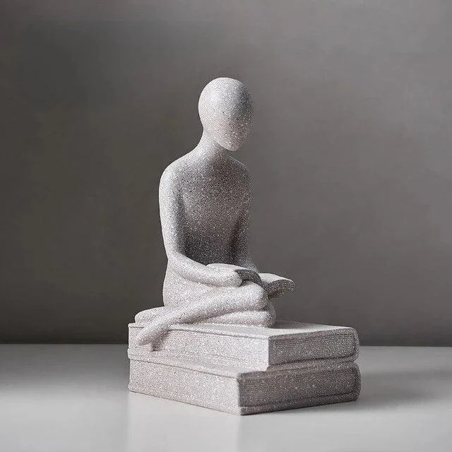 Nordic Abstract Resin Sculptures and Statues Miniature Ornaments Crafts Gifts -