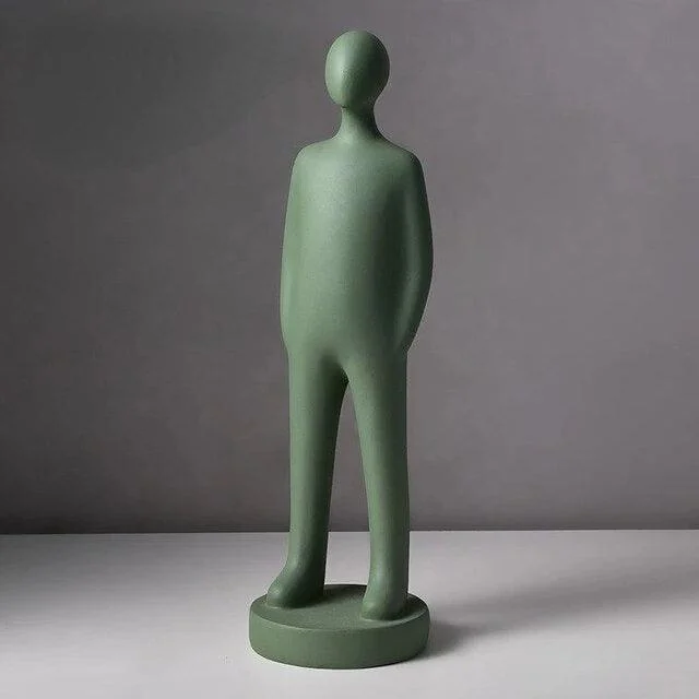 Nordic Abstract Resin Sculptures and Statues Miniature Ornaments Crafts Gifts -