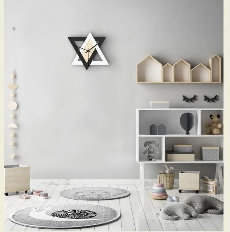 Nordic Analogue Wall Decor Clock for Home