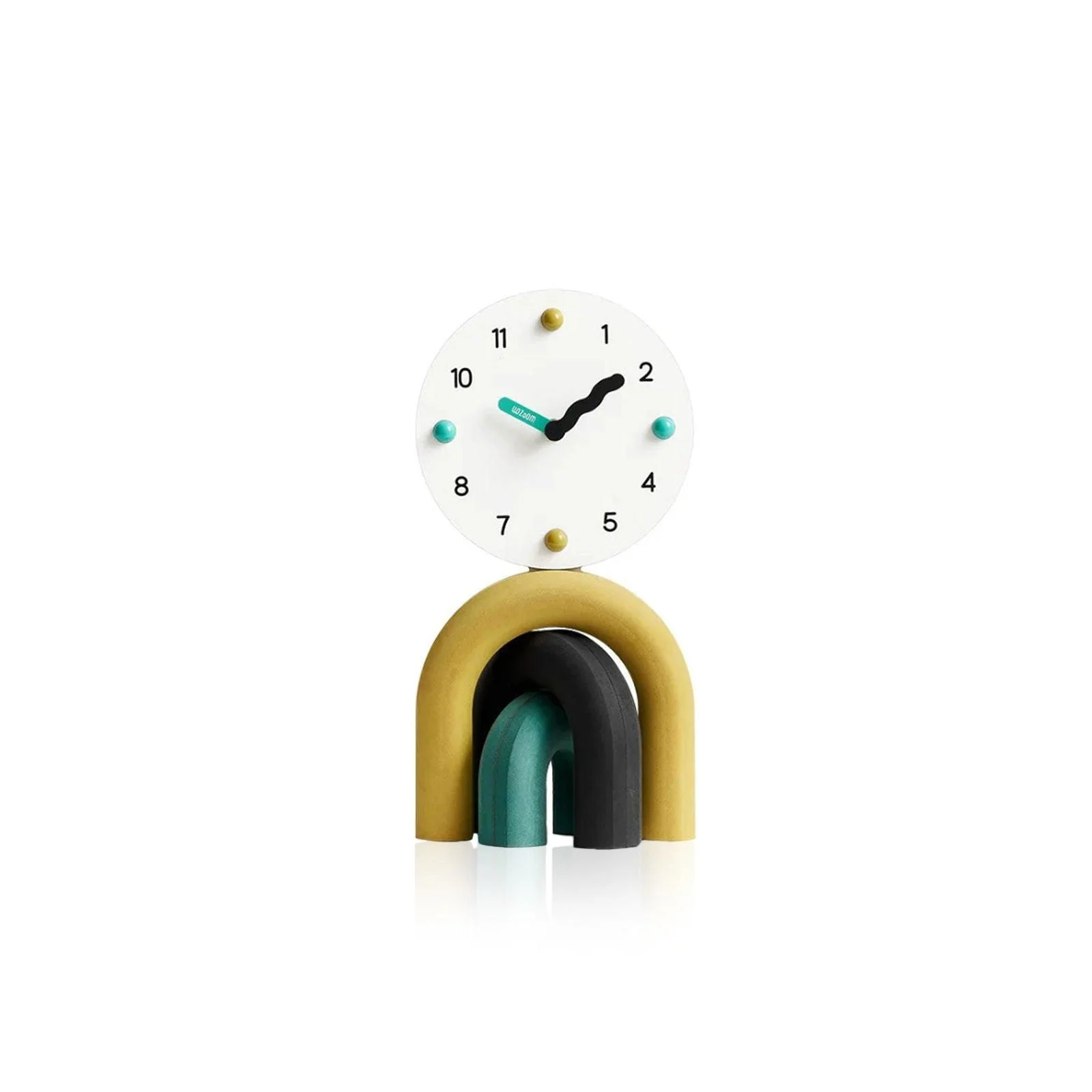 Nordic Art Arch Design Table Clock -