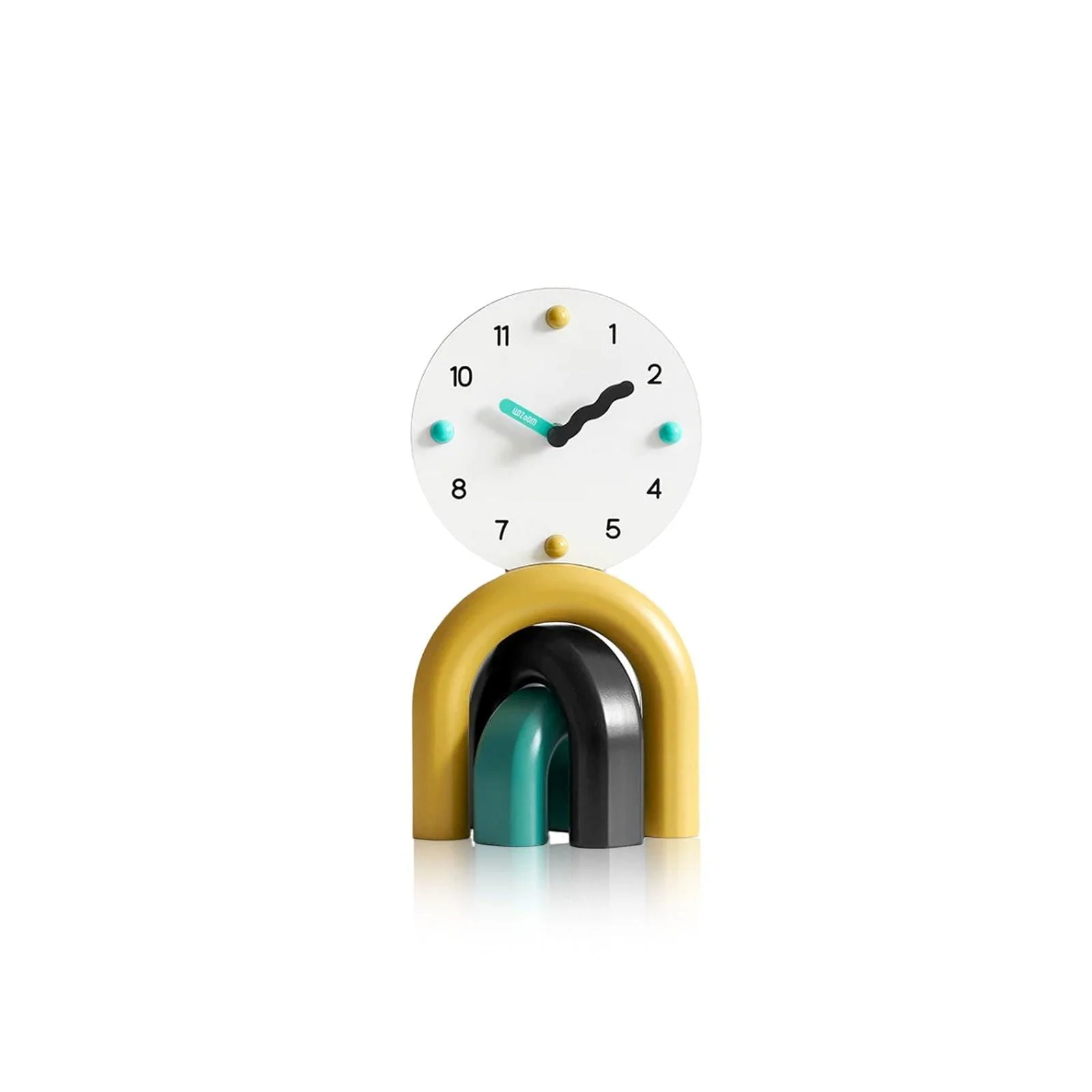 Nordic Art Arch Design Table Clock -