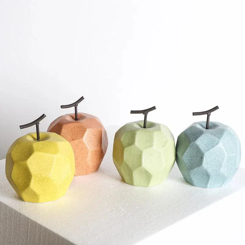 Nordic Ceramic Fruit Sculptures -