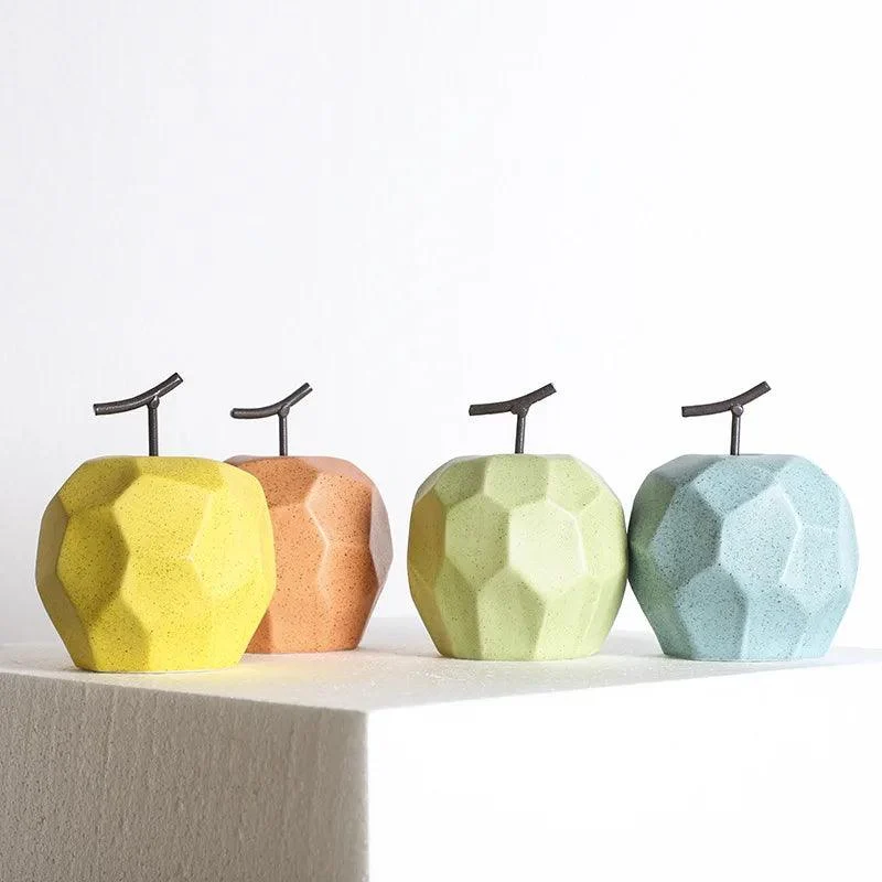 Nordic Ceramic Fruit Sculptures -