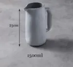 Nordic Ceramic Stoneware Pitcher