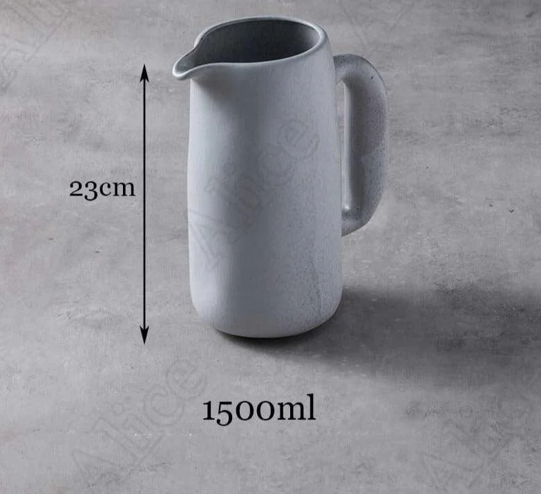 Nordic Ceramic Stoneware Pitcher -