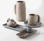 Nordic Ceramic Stoneware Pitcher
