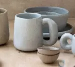 Nordic Ceramic Stoneware Pitcher