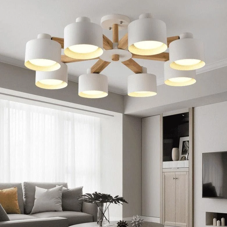 Nordic Chandelier LED Ceiling Lamp - Stylish Home Lighting -