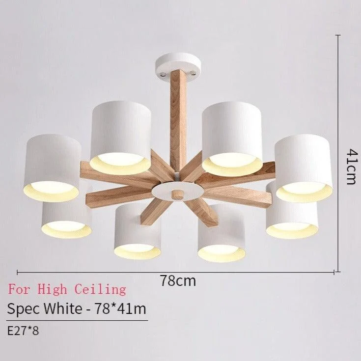 Nordic Chandelier LED Ceiling Lamp - Stylish Home Lighting -