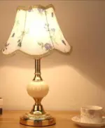 Nordic Chrome plated Glass Table Lamp