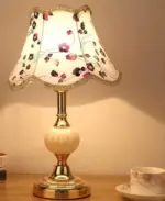 Nordic Chrome plated Glass Table Lamp
