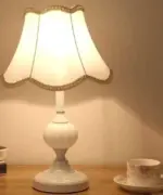 Nordic Chrome plated Glass Table Lamp