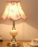 Nordic Chrome plated Glass Table Lamp