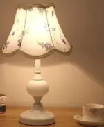 Nordic Chrome plated Glass Table Lamp
