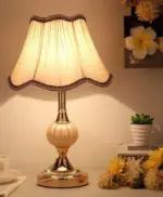 Nordic Chrome plated Glass Table Lamp