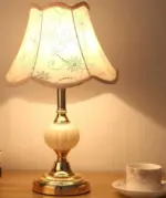 Nordic Chrome plated Glass Table Lamp