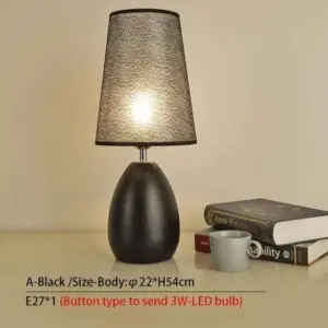 Nordic Classic Bedside Table Lamp - Timeless Home Decor