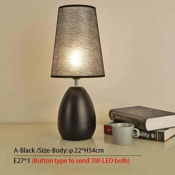 Nordic Classic Bedside Table Lamp - Timeless Home Decor -