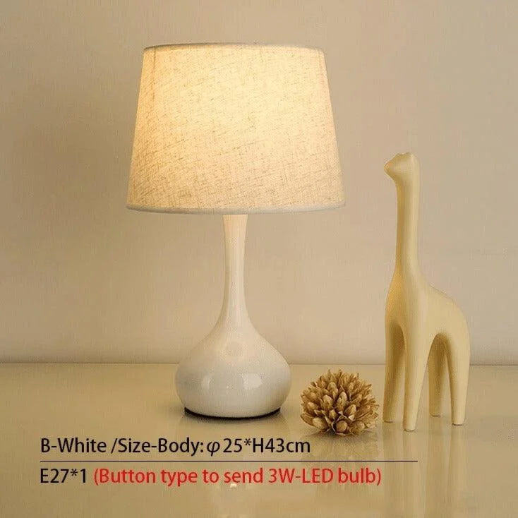 Nordic Classic Bedside Table Lamp - Timeless Home Decor -