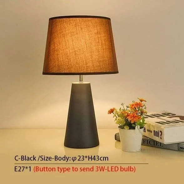 Nordic Classic Bedside Table Lamp - Timeless Home Decor -