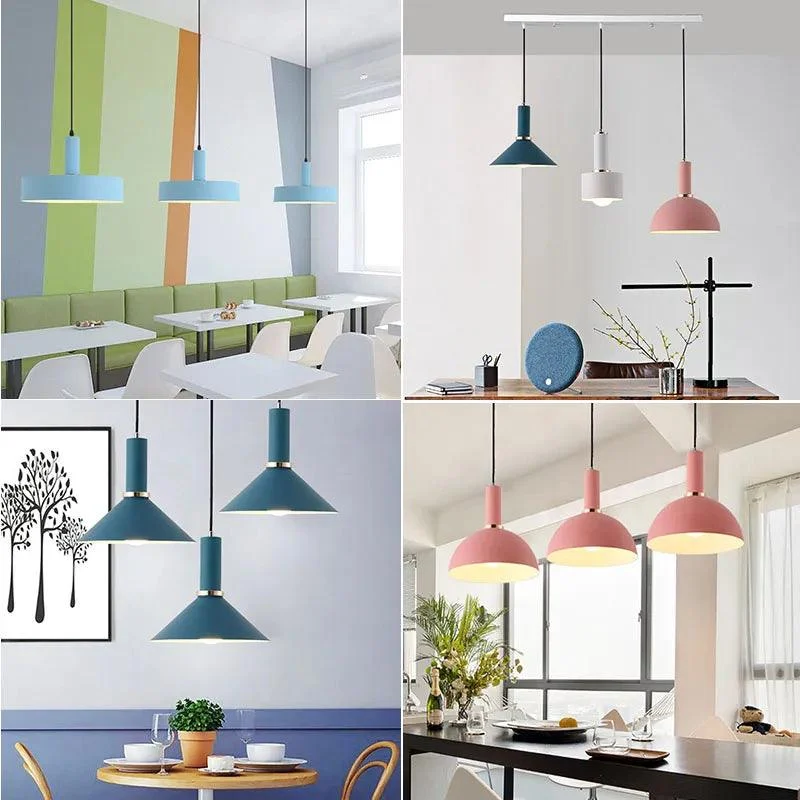 Nordic Colourful Macaron Pendant Light -