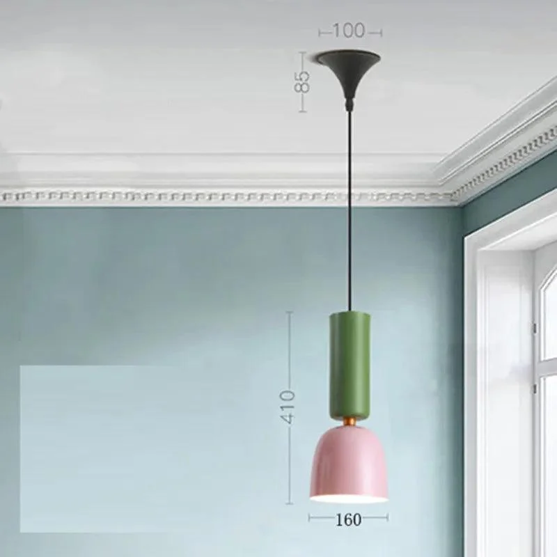 Nordic Colourful Macaron Pendant Light -