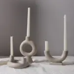 Nordic Concrete Candle Holder Stylish Living Room Decor