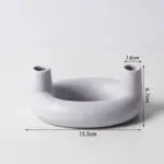 Nordic Concrete Candle Holder Stylish Living Room Decor