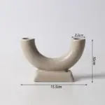 Nordic Concrete Candle Holder Stylish Living Room Decor