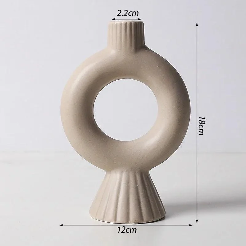 Nordic Concrete Candle Holder: Stylish Living Room Décor -
