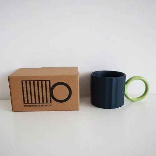 Nordic Corrugated Design Coffee Mug -