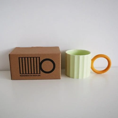 Nordic Corrugated Design Coffee Mug -
