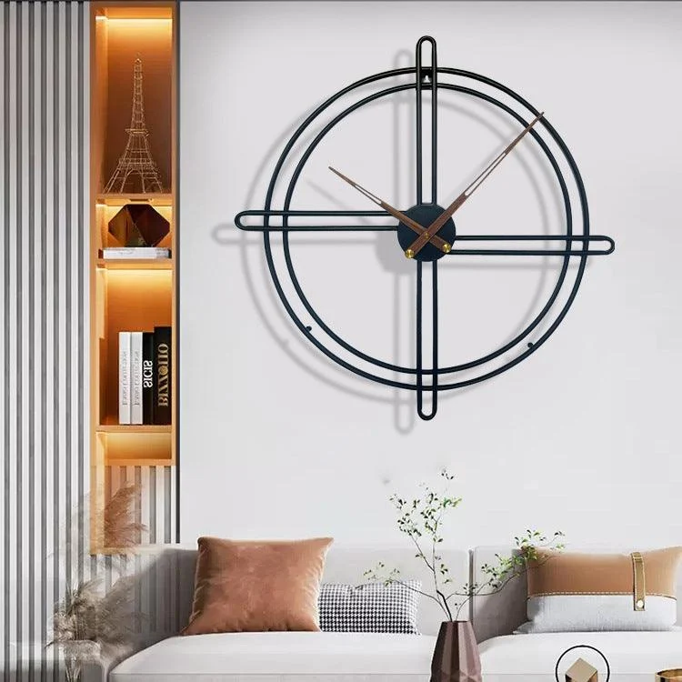 Nordic Decorative Big Wall Clock for Livingroom 23 Inches -