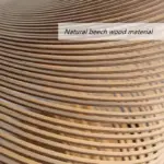 Nordic Design LED Birds Nest Pendant Light Natural Wood Home Lighting