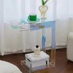 Nordic Designed Acrylic Drawer Side Table