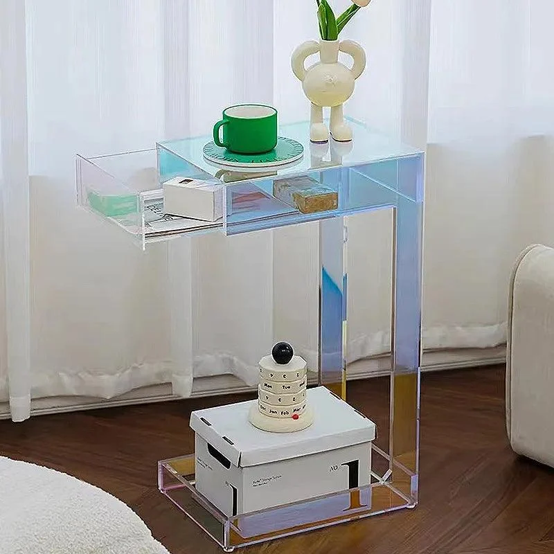 Nordic Designed Acrylic Drawer Side Table -